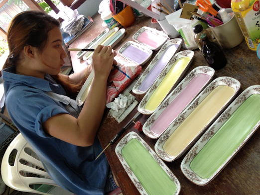 Секреты изготовления тайской керамики бенджаронг - фоторепортаж