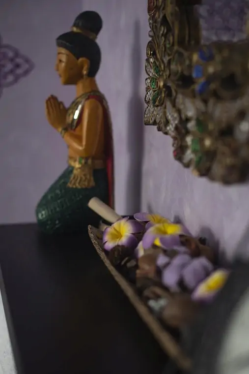 Интерьер спа салона тайского массажа Вай Тай Трёхгорка