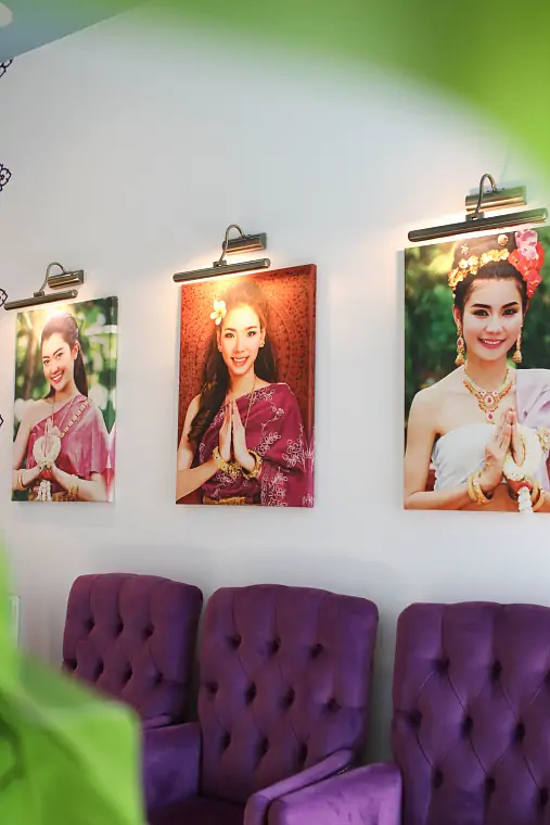 Интерьер спа салона тайского массажа Вай Тай Коммунарка