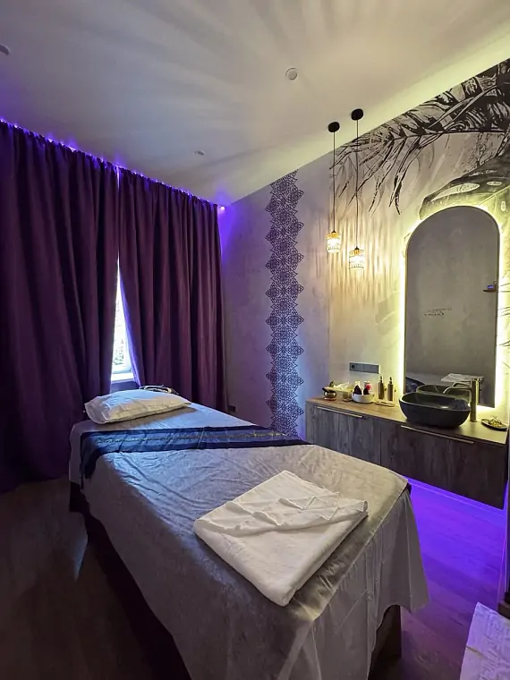 Интерьер спа салона тайского массажа Вай Тай Раменки