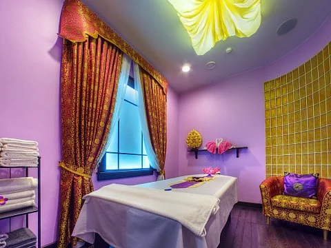 Интерьер спа салона тайского массажа Вай Тай Щелково