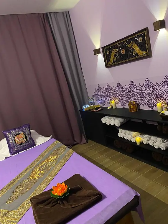Интерьер спа салона тайского массажа Вай Тай Селигерская