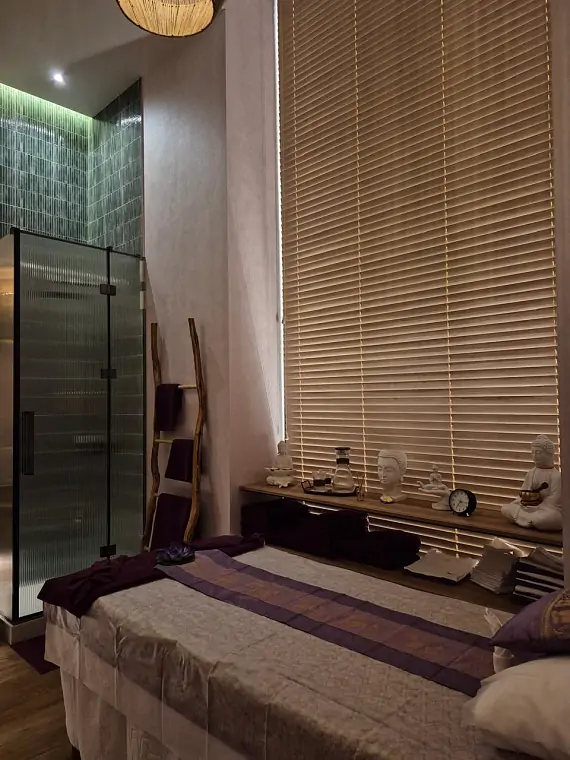 Интерьер спа салона тайского массажа Вай Тай Сити Бэй