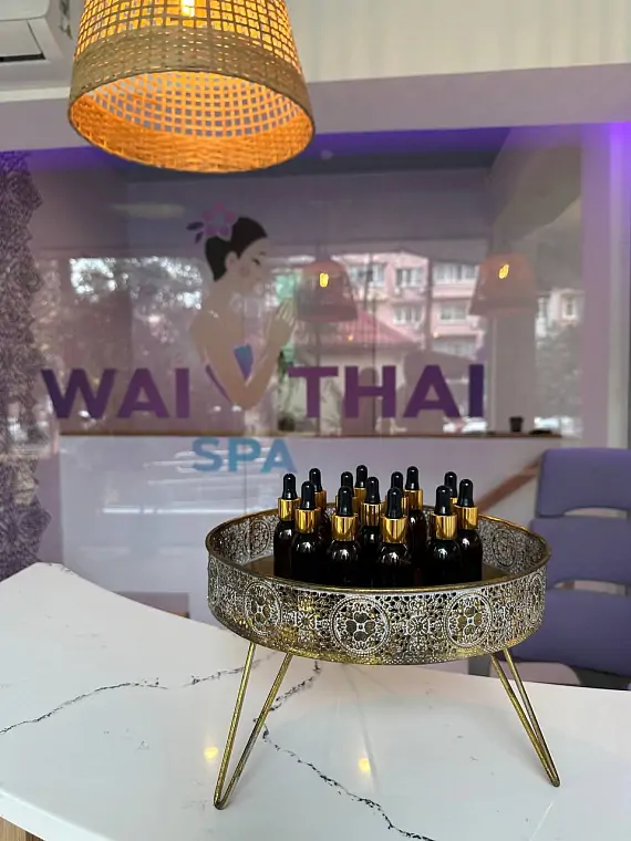 Интерьер спа салона тайского массажа Вай Тай Сочи