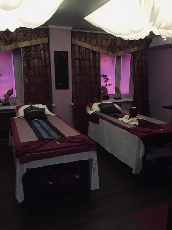 Интерьер спа салона тайского массажа Вай Тай Апрелевка