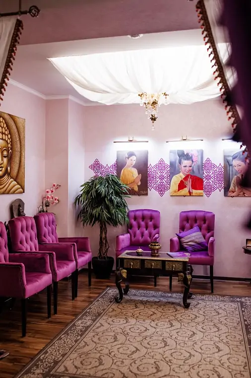 Интерьер спа салона тайского массажа Вай Тай Строгино