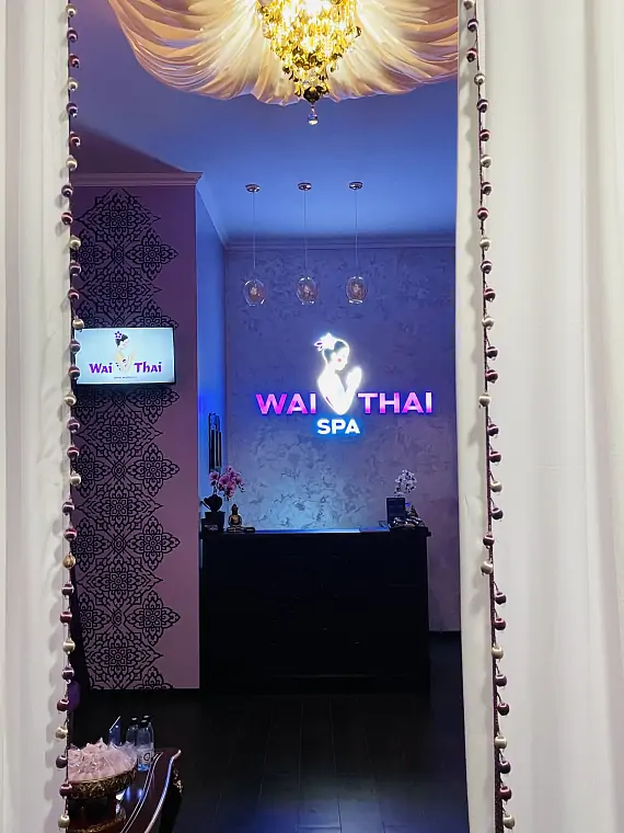 Интерьер спа салона тайского массажа Вай Тай Люблино