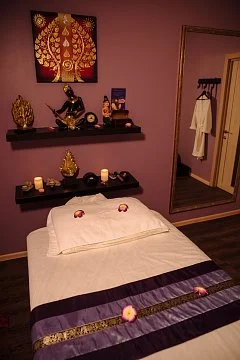 Интерьер спа салона тайского массажа Вай Тай Мичурино