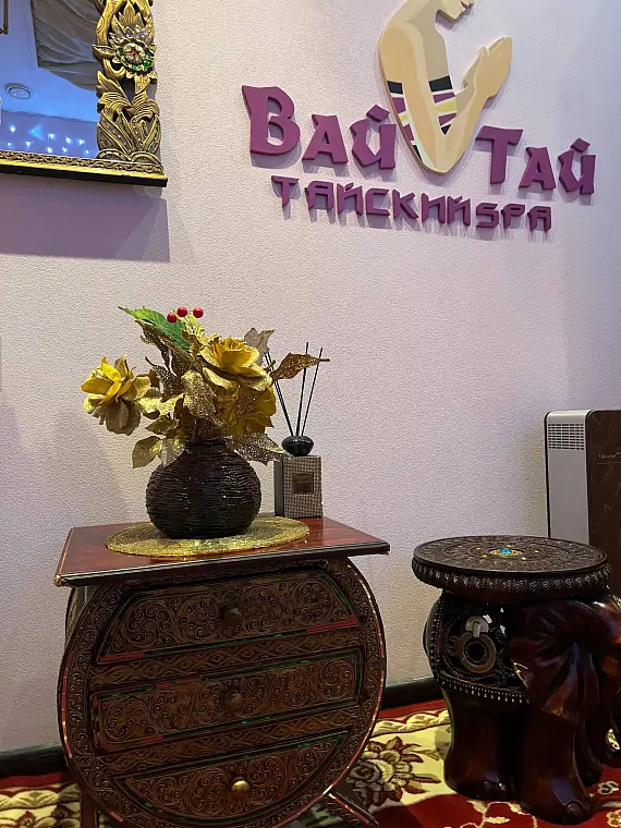 Интерьер спа салона тайского массажа Вай Тай Коньково
