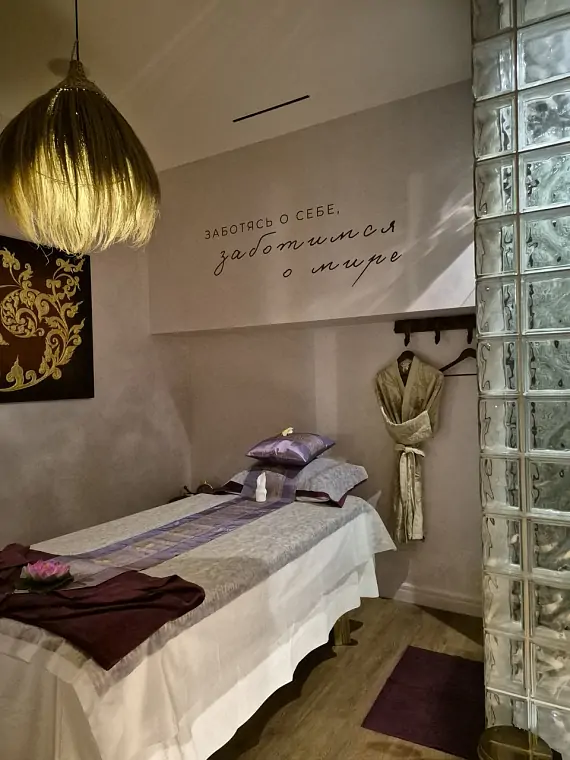 Интерьер спа салона тайского массажа Вай Тай Сити Бэй