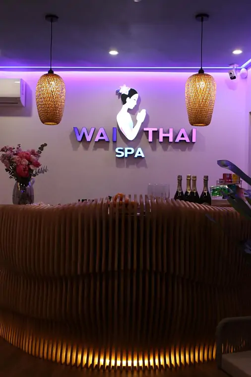 Интерьер спа салона тайского массажа Вай Тай СПБ Пионерская